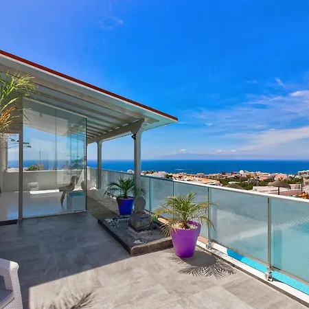 Panoramic Ocean & Mountain View 3 Bed In Island Village Heights Apartment Costa Adeje (Tenerife)